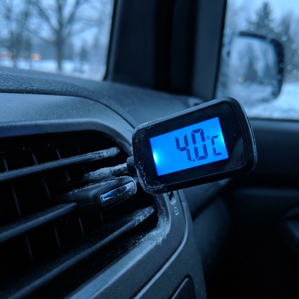 Pomiar temperatury klimatyzacji