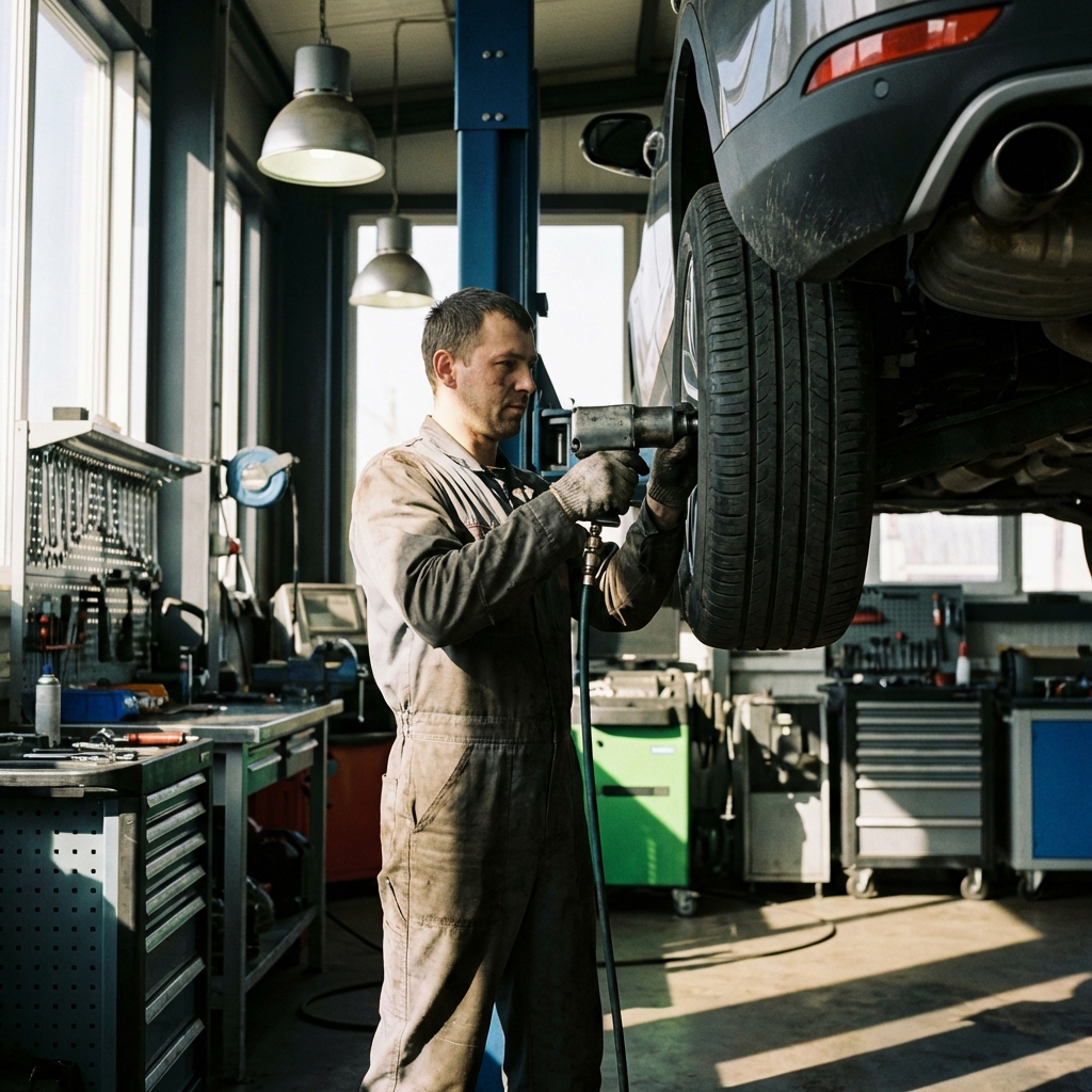 Wymiana opon serwis Moto Space